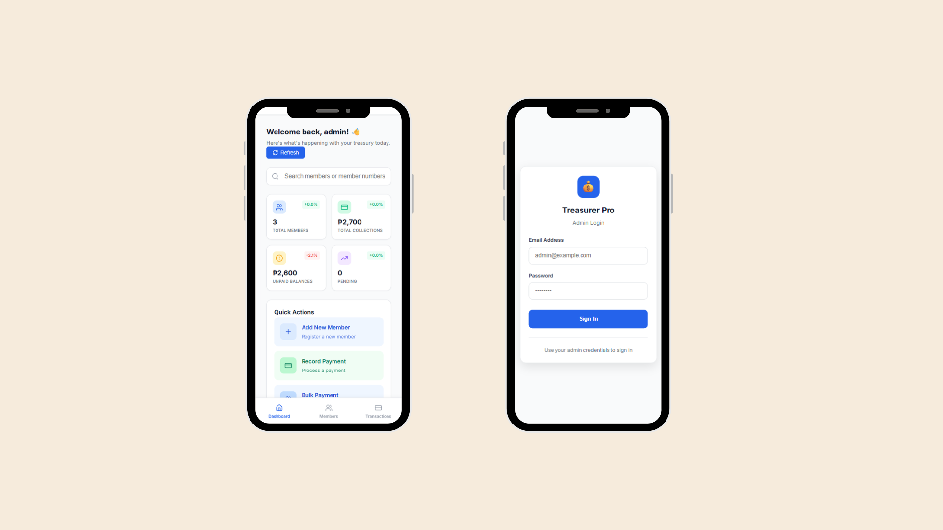 Treasurer-App